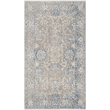 Safavieh Patina Rectangle Area Rug, Taupe and Blue - 4 x 6 ft. PTN316B-4